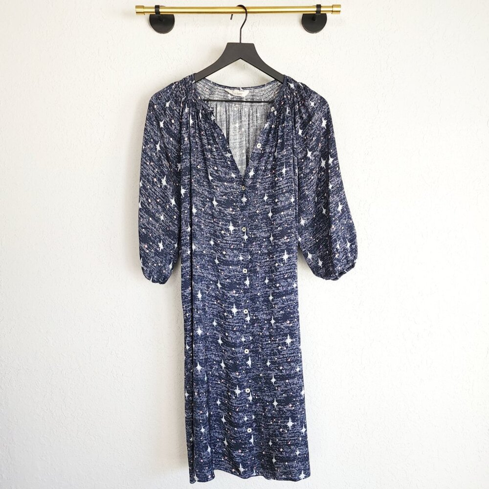 Tucker S Velvet Stars Silk Stretch Georgette The Classic Knee Length Dress